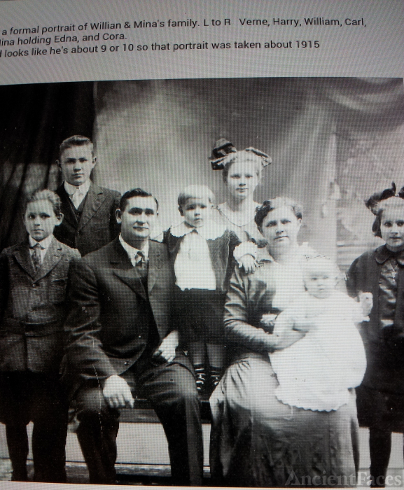 Mina & William Baldauf family