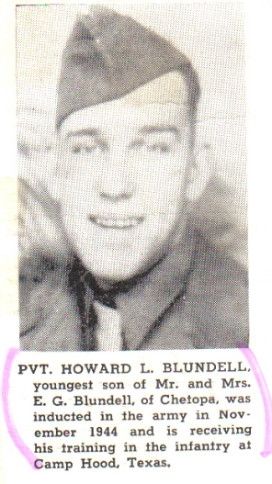 howard blundell, Kansas 1940's