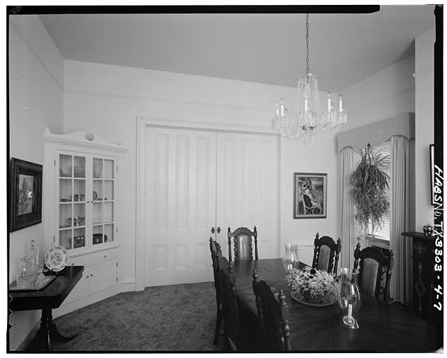 7. FIRST FLOOR, DINING ROOM, GENERAL VIEW - Fort Sam...