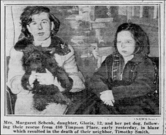 Gloria Schenk as a child with my step grandma Margaret Harrnett Schenk
