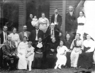 David P & Louemma (Long) Keister Family, 1910