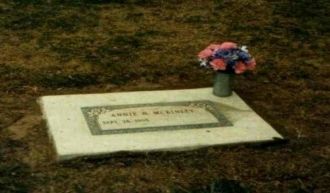 Annie Nettie Norvell McKinley's Headstone