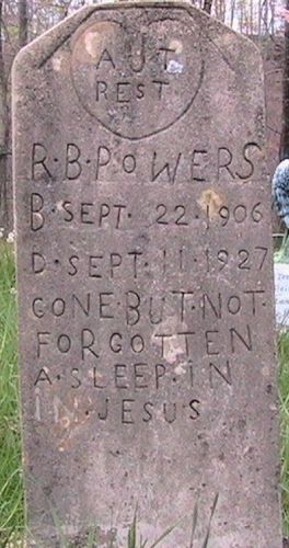 Robert Bruce Powers Gravesite