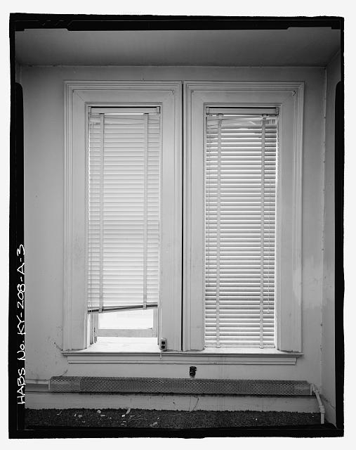 3. View of second floor interior looking at window...