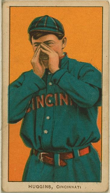 [Miller Huggins, Cincinnati Reds, baseball card portrait]