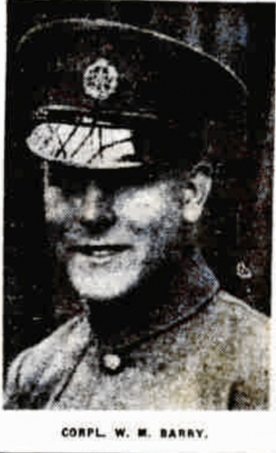 Coprl William Mansell Barry in 1931