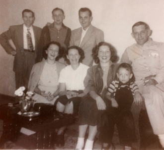 Gene with Jeanette’s relatives
