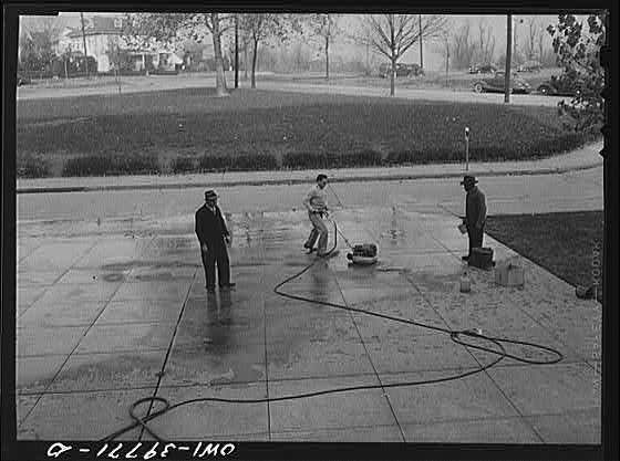 Washington, D.C. The custodial force cleaning the Woodrow...
