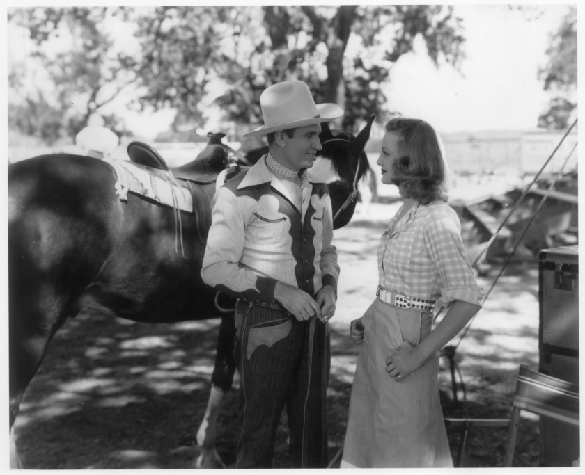 Gene Autry and Virginia Gray