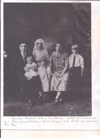 George and Stella Franczak family  circa 1926