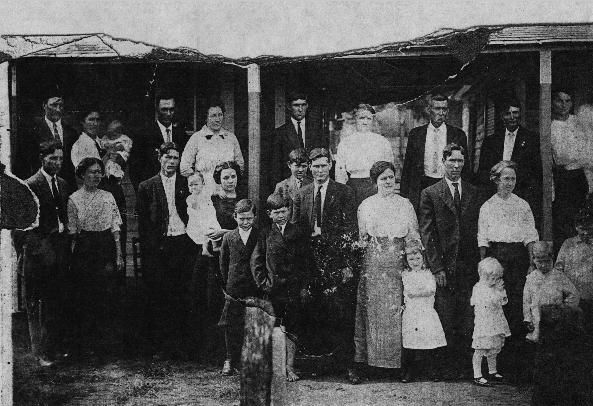 William & Albina Gray Family, Oklahoma 1910