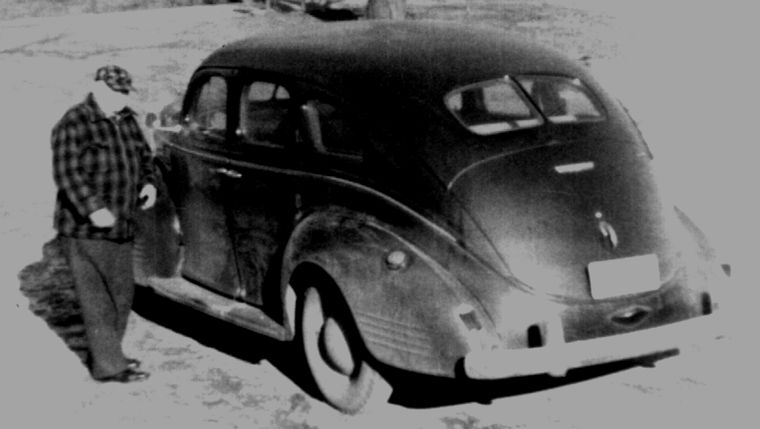 Grandpa Burkell and his 1939 Dodge