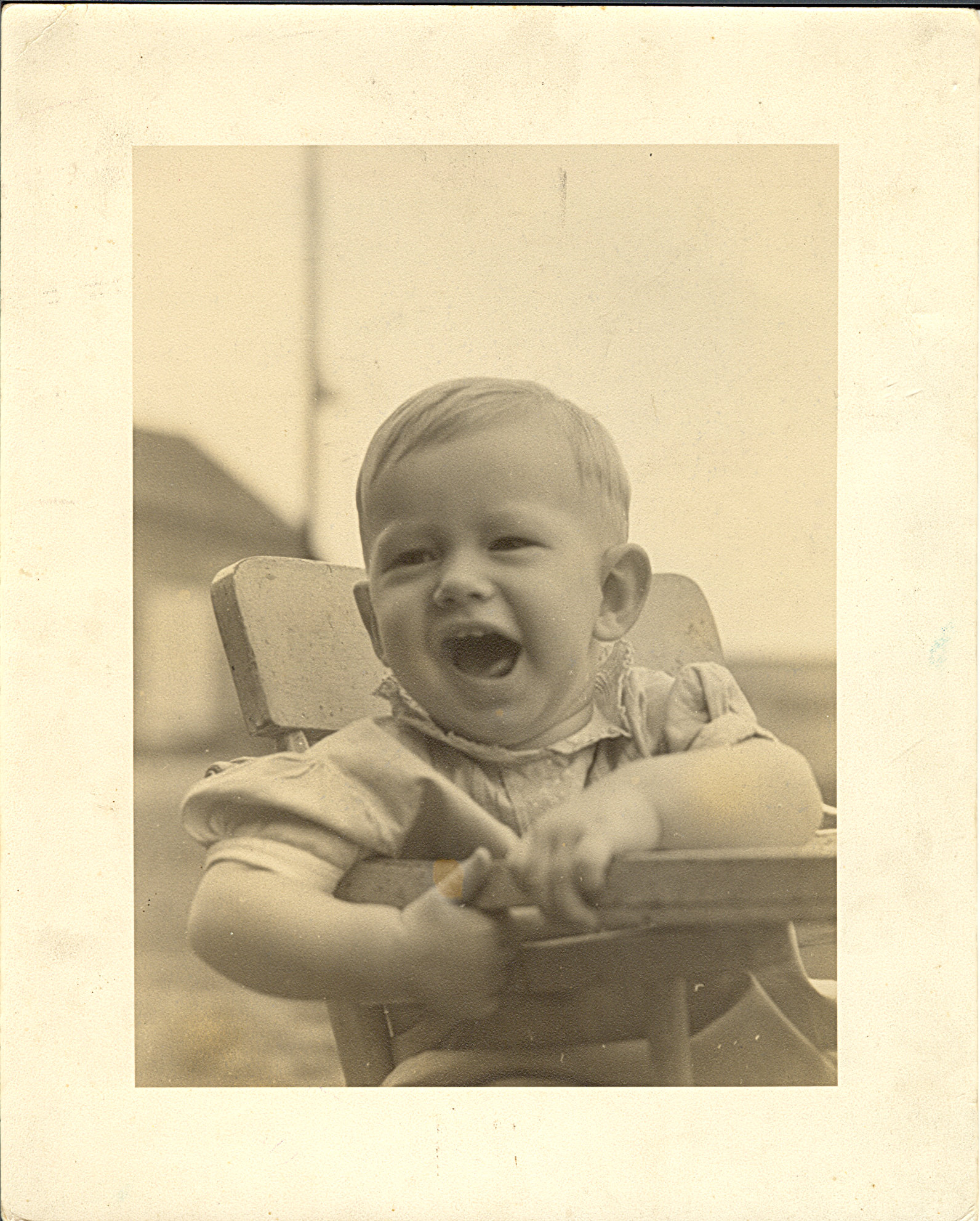 Carroll I. Mince on the Mince Farm in Hickory, Norfolk, VA, about 1939.