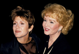 Carrie Fisher and Debbie Reynolds.
