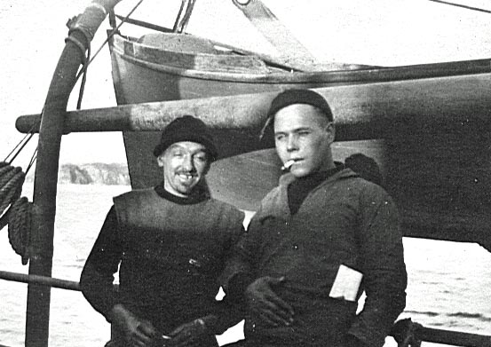George Benning and friend Barney