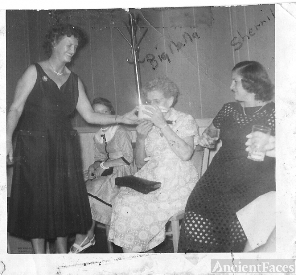 My moms baby shower 1956