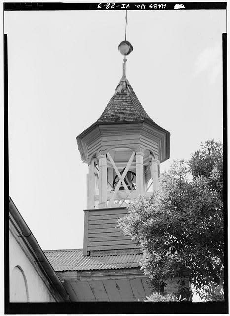 3. DETAIL OF BELL TOWER - Moravian Church, King Street...