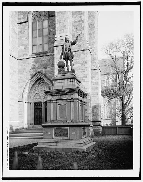 Columbus statue, Boston, Mass.