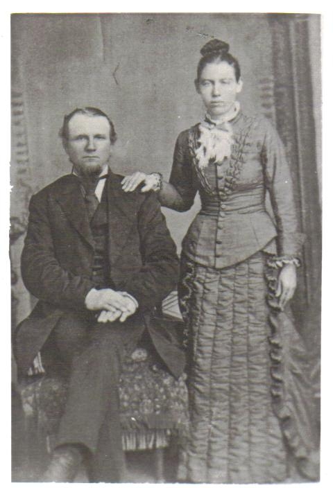Michael & Mary (West) Moses, Iowa 1880