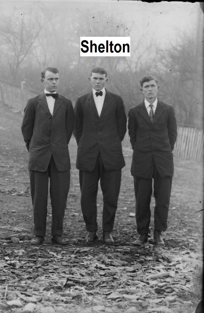 Unknown Shelton men, Tennessee