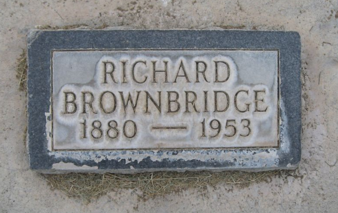 Richard Wallace Brownbridge Gravesite