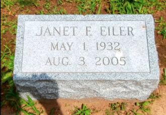 Janet Forbes Eiler Gravesite 