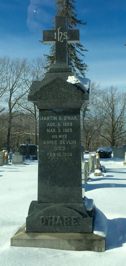 Martin Scanlan O'Hare --Gravestone