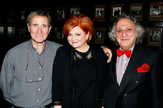 Jim Dale, Faith Prince and William Wolf.