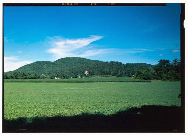 58. View of the big meadow at the Billings Farm & Museum,...