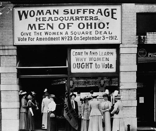 Woman suffrage headquarters in Ohio