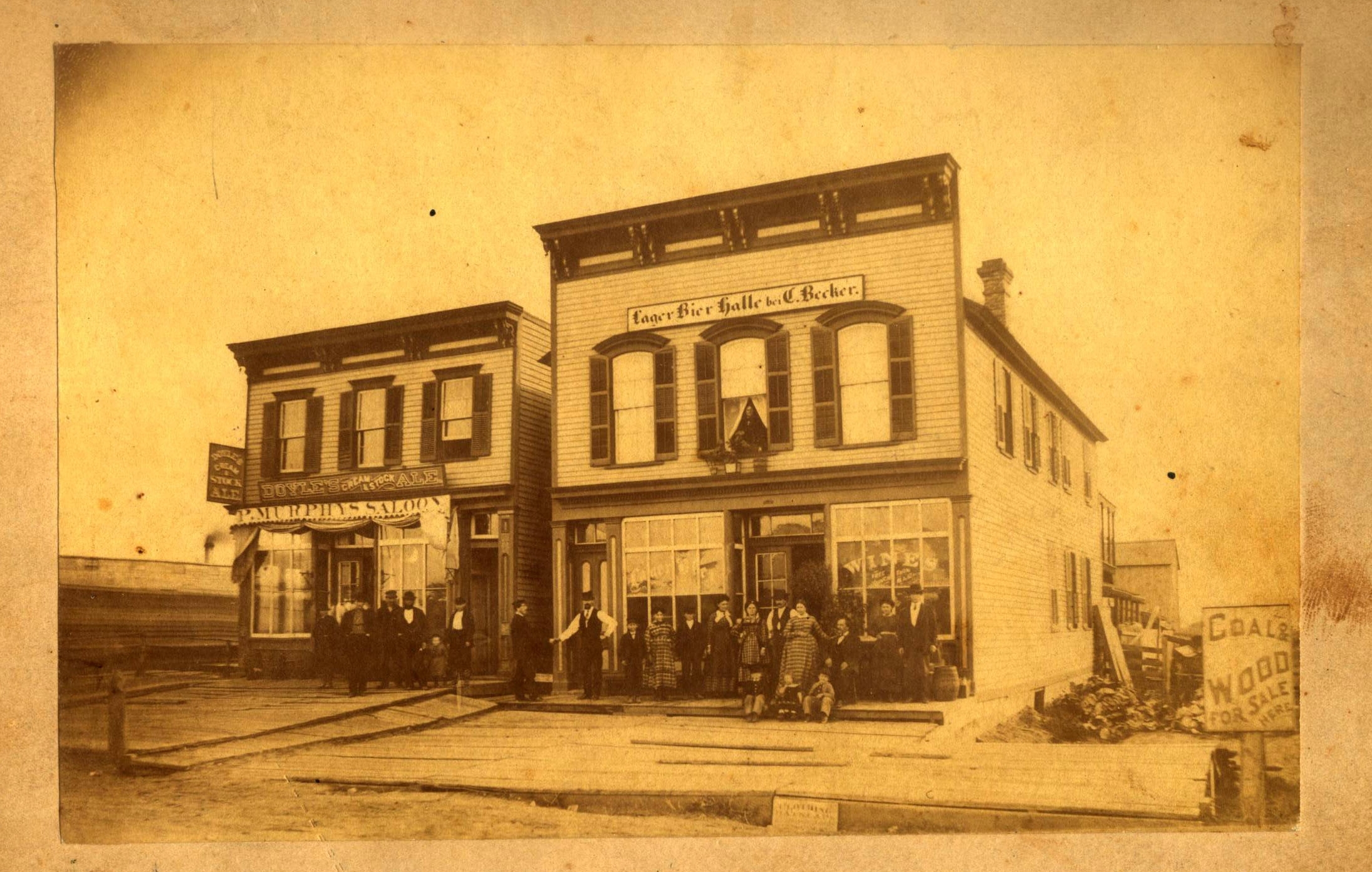 Becker Tavern, Illinois 1880's