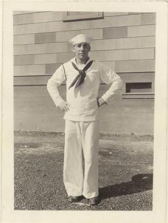Robert W. English in Navy Uniform