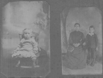 Two unknown metal plate pictures