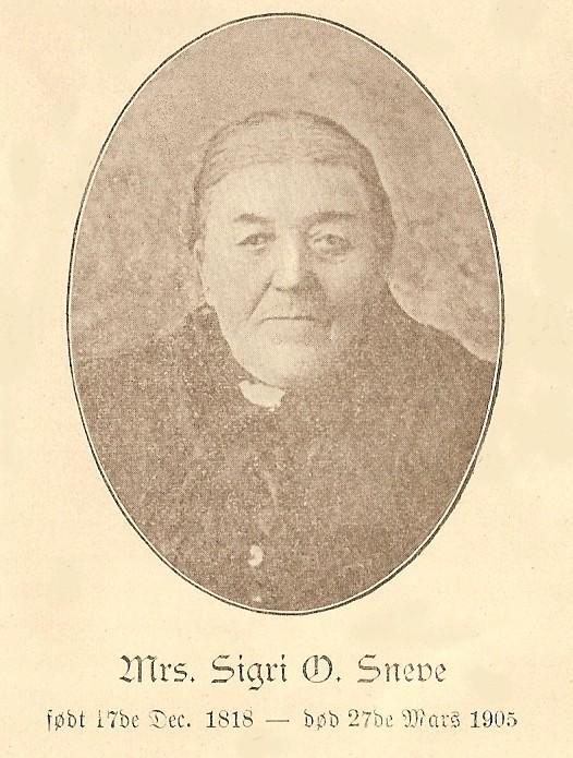 Sigrid Olsdatter (Birkager) Sneve