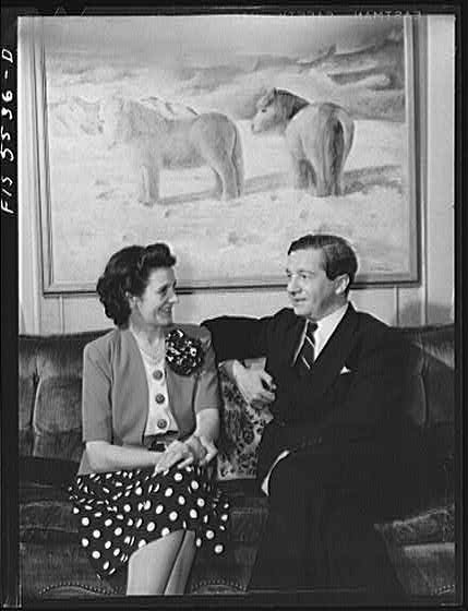 Washington, D.C. The Icelandic legation. Mr. and Mrs....