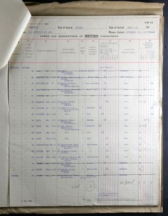 Miriam Soljack, ship records