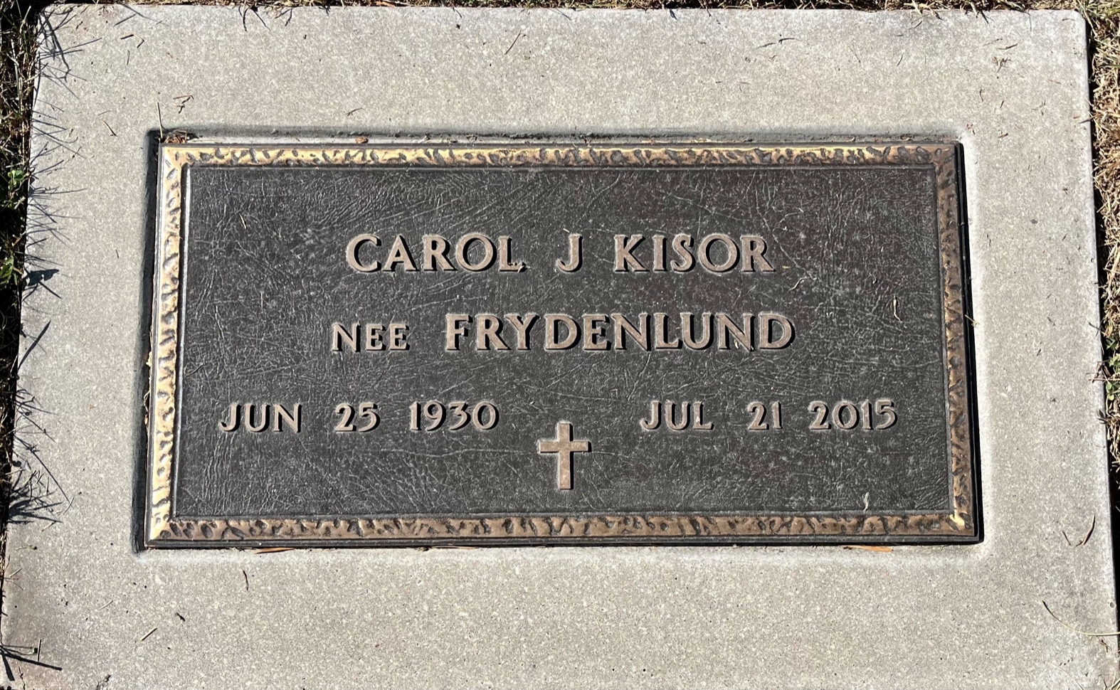 Carol Jean (Frydenlund ) Kisor