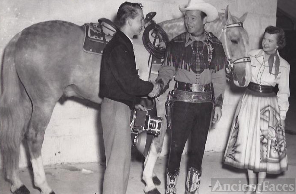 Bill Rayborn with Roy Rogers, Dale Evans