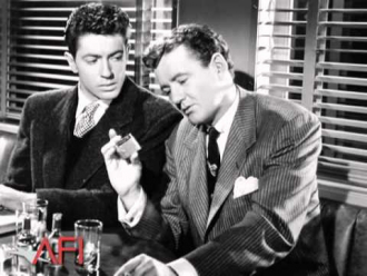 Farley Granger and Robert Walker.
