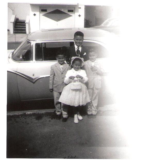 Cassidy kids at Easter
