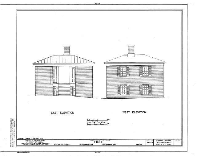 HABS VA,2-CHAR,16- (sheet 3 of 5) - 117 Cream Street...