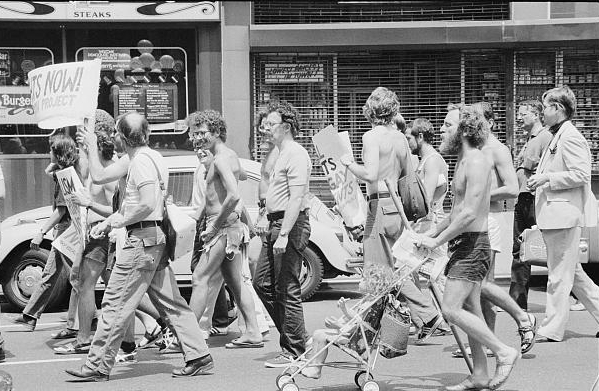 Gay rights demonstration 