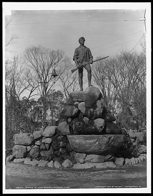 Statue of Capt. Parker, Lexington, Mass.