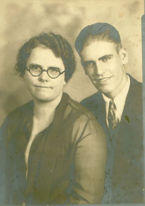 Frank and mother May M. Shea