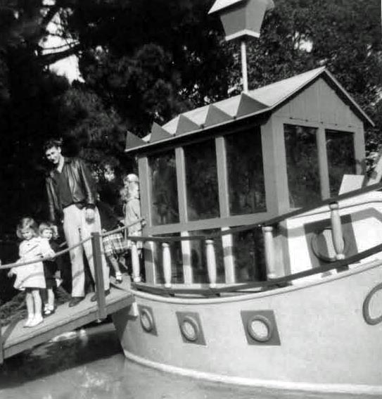 Frank, Kathy & Pam Kroetch in Fairyland, Oakland, CA