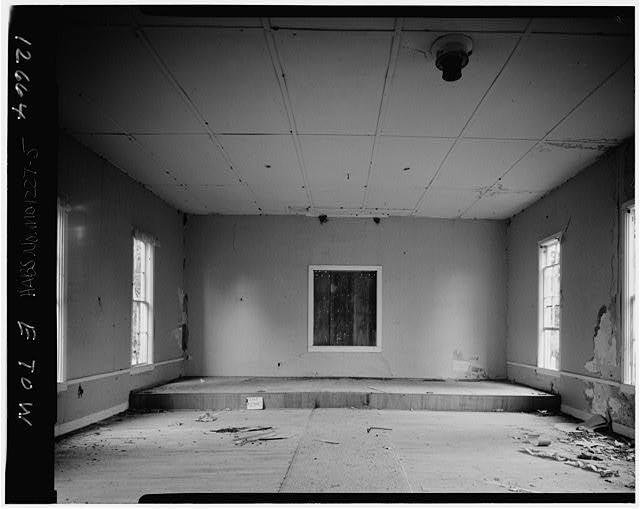 Paul Piaget, Photographer Summer, 1977 INTERIOR WEST WALL...