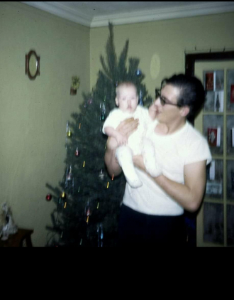 Tiffani Crilly and daddy - December 1969
