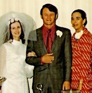 Our Wedding with my Aunt Bobby Miller