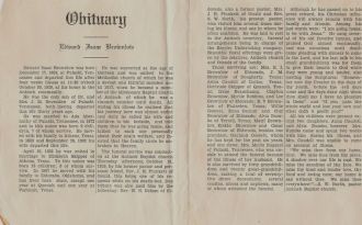 1929 Obituary of Edward Isaac Brownlow