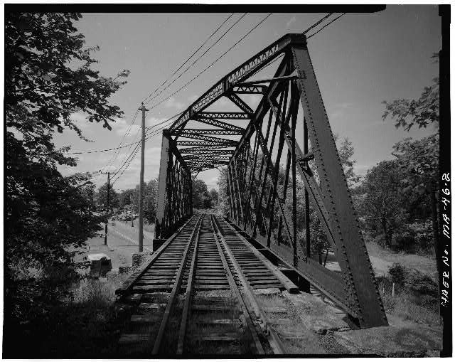 2. 'Barrel shot' of bridge - Central Massachusetts...